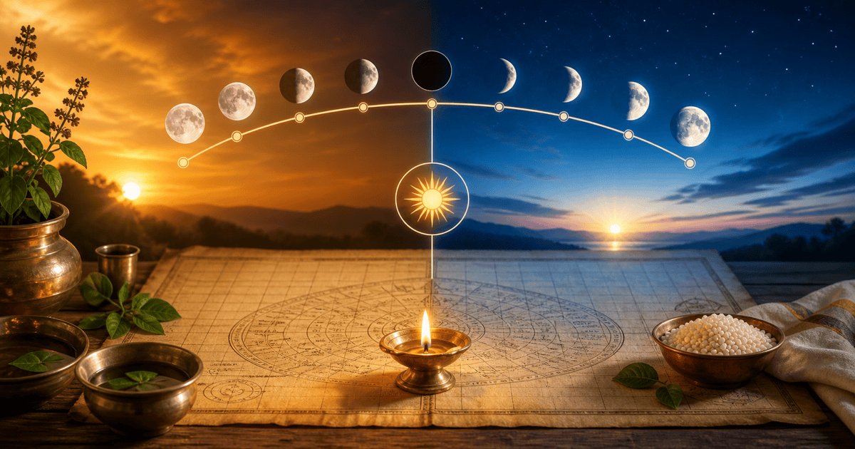 Ekadashi tithi starting the previous day with next sunrise deciding the fasting date